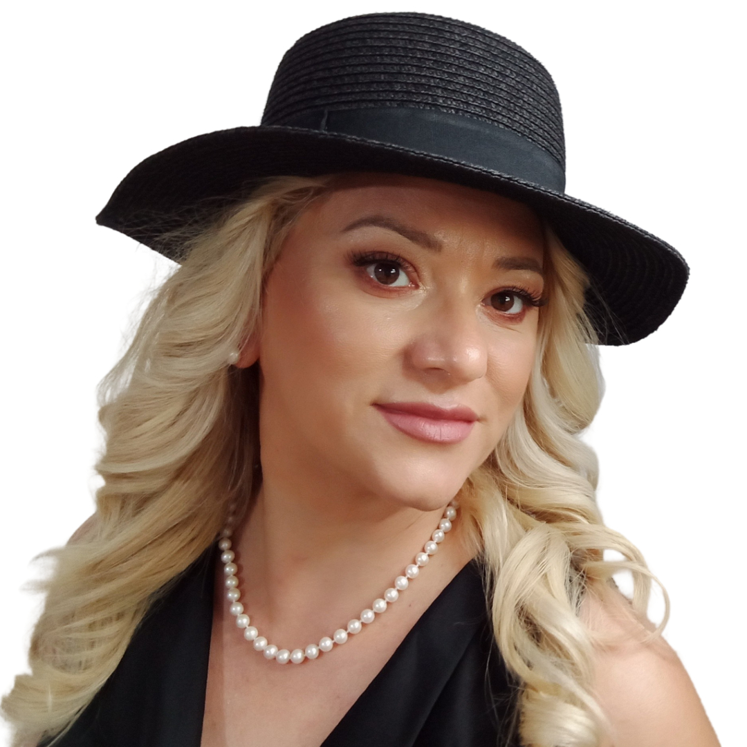 Colier cu Perle Naturale Albe 6–7 mm, Formă Rotundă, Argint 925, Trei Sferturi pe Model